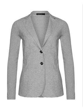 Marc Cain Cotton Sweater Blazer Standard N7 US 14 Grey Lightweight Capsule